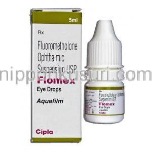 フルオロメトロン, Flomex,  0.1% w/v  5ML 点眼薬 (Cipla)