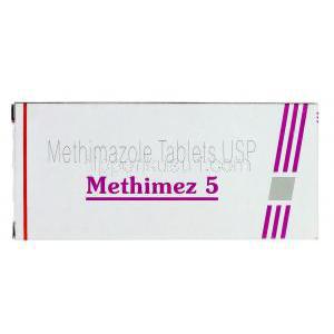 メチメズ Methimez, タパゾール  ジェネリック,  メチマゾール 5mg, 錠, 箱