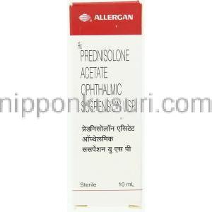 プレドニゾロン酢酸エステル 1% 5ML 点眼薬 (Allergan) 箱