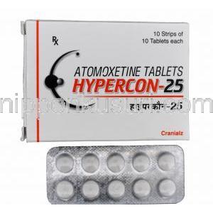 ハイパーコン-25 Hypercon-25 ストラテラジェネリック アトモキセチン 25mg