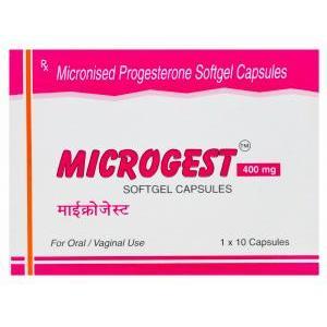 マイクロゲストソフトゼラチンカプセル　Microgest、ジェネリックプロメトリウム Prometrium、微