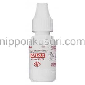 オフロキサシン 3MG/ML　（Oflox） 点眼/点耳薬　 薬瓶