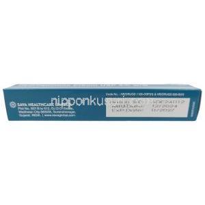 ヒドロキノン (ハイドロキノン) クリーム (Sava社製), ヒドロキノン (ハイドロキノン) 4 %, クリーム 30 g, 製造元：Sava  Healthcare, 箱情報,製造日, 消費期限