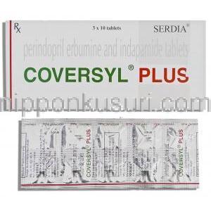 インダパミド / ペリンドプリル, Coversyl Plus 1.25MG / 4MG 錠 (Serdia Pharma)