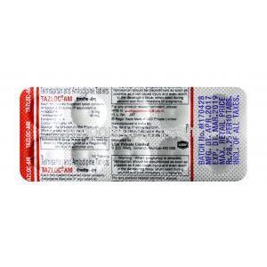 タズロック AM, テルミサルタン 40 mg / アムロジピン 5mg, 錠剤, シート情報