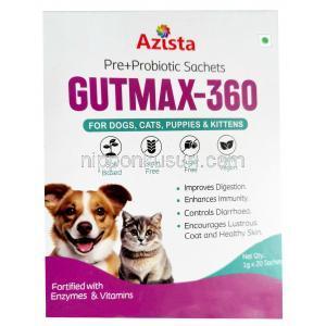 ガットマックス 360 犬猫用 (プレバイオティック/ プロバイオティクス)